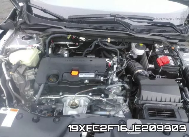 19XFC2F76JE209303 фото 2