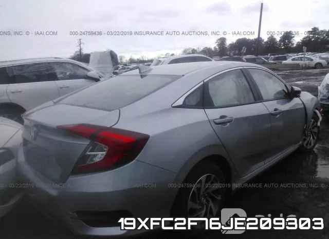 19XFC2F76JE209303 фото 5