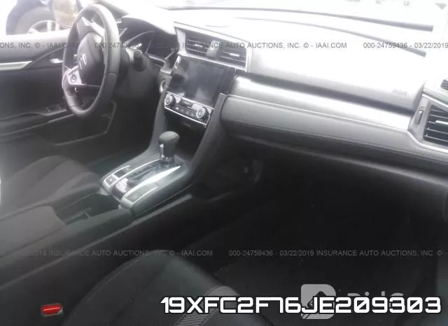 19XFC2F76JE209303 фото 6