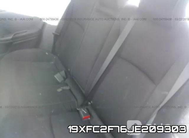 19XFC2F76JE209303 фото 9
