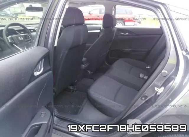 19XFC2F78HE059589 фото 9