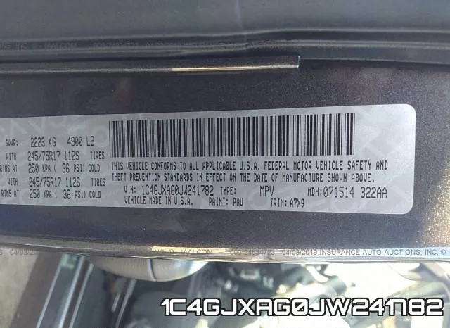 1C4GJXAG0JW241782 фото 10