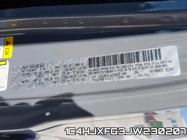 1C4HJXFG3JW230207 фото 2