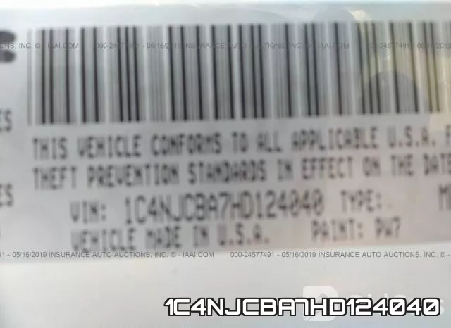 1C4NJCBA7HD124040 фото 10