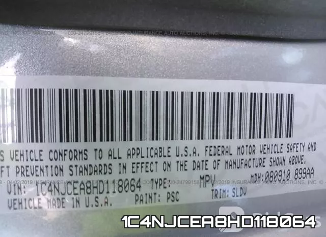 1C4NJCEA8HD118064 фото 10