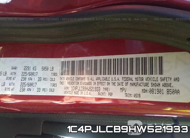 1C4PJLCB9HW521933 фото 10