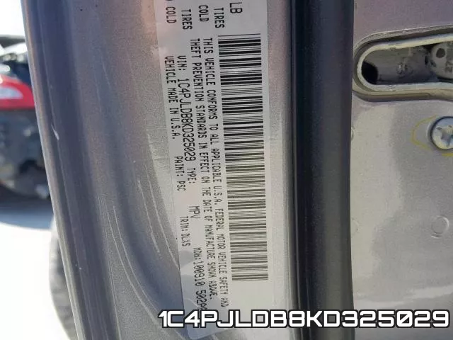 1C4PJLDB8KD325029 фото 2