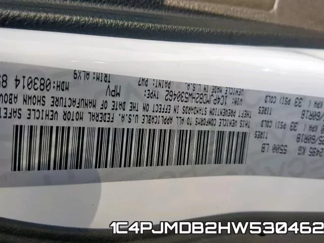 1C4PJMDB2HW530462 фото 2