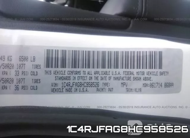 1C4RJFAG8HC958526 фото 10
