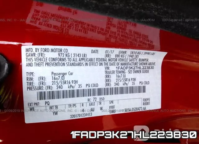 1FADP3K27HL223830 фото 10