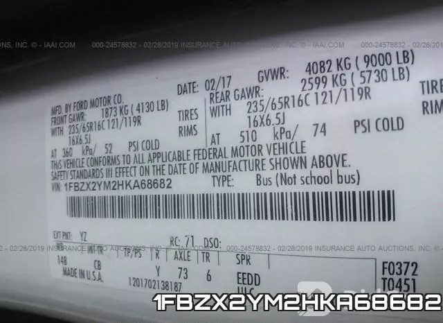 1FBZX2YM2HKA68682 фото 10