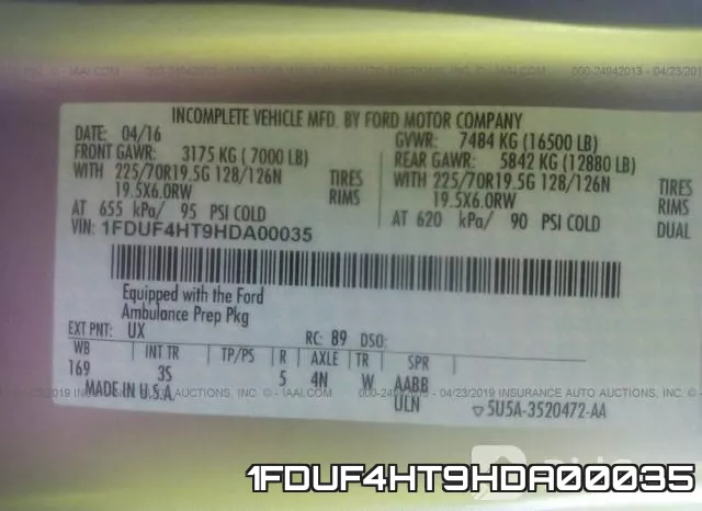 1FDUF4HT9HDA00035 фото 10