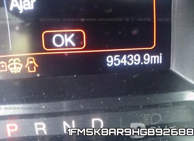 1FM5K8AR9HGB92688 фото 8