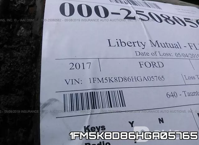 1FM5K8D86HGA05765 фото 10
