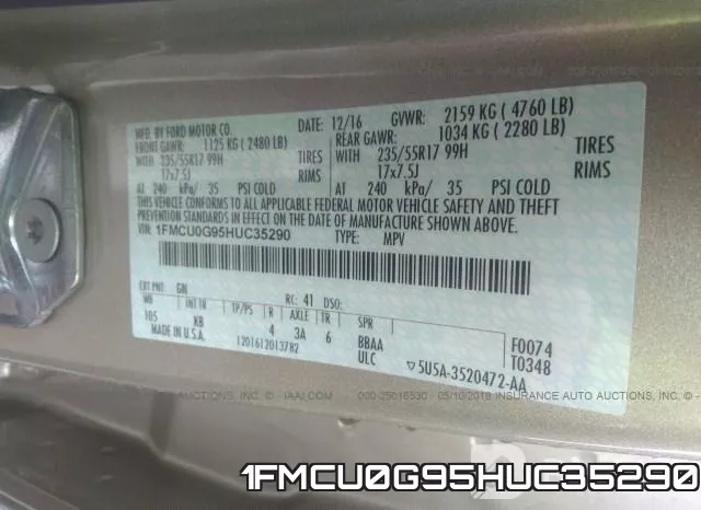 1FMCU0G95HUC35290 фото 10