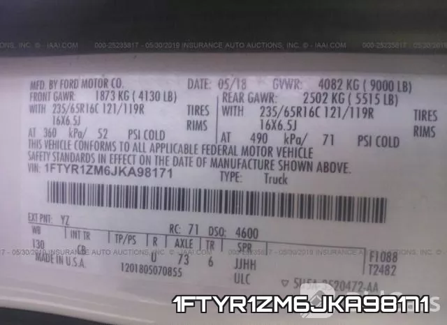 1FTYR1ZM6JKA98171 фото 10