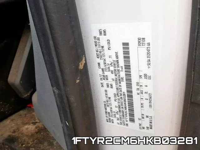 1FTYR2CM6HKB03281 фото 2