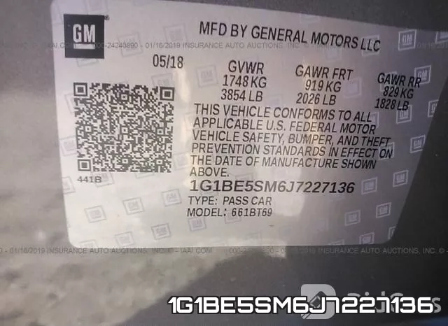 1G1BE5SM6J7227136 фото 10