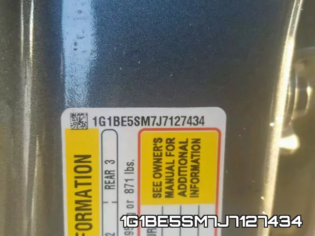 1G1BE5SM7J7127434 фото 2