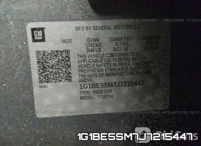 1G1BE5SM7J7215447 фото 10