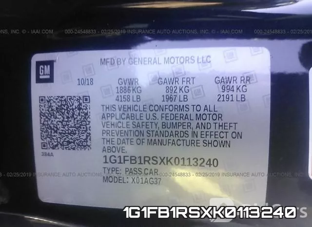 1G1FB1RSXK0113240 фото 10