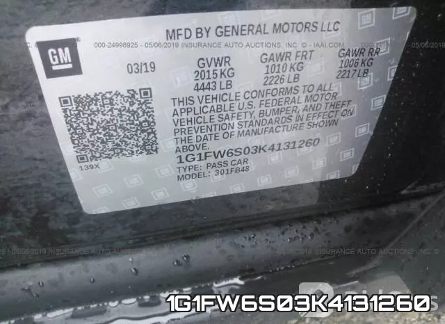 1G1FW6S03K4131260 фото 10