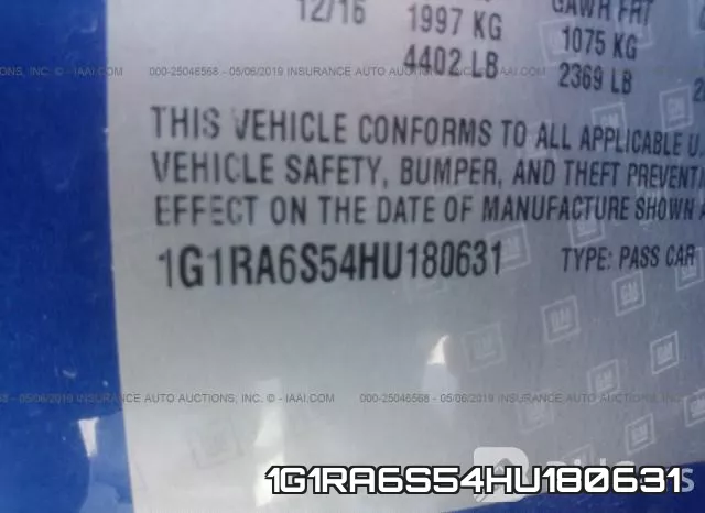 1G1RA6S54HU180631 фото 9