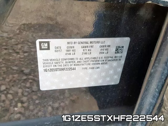 1G1ZE5STXHF222544 фото 2