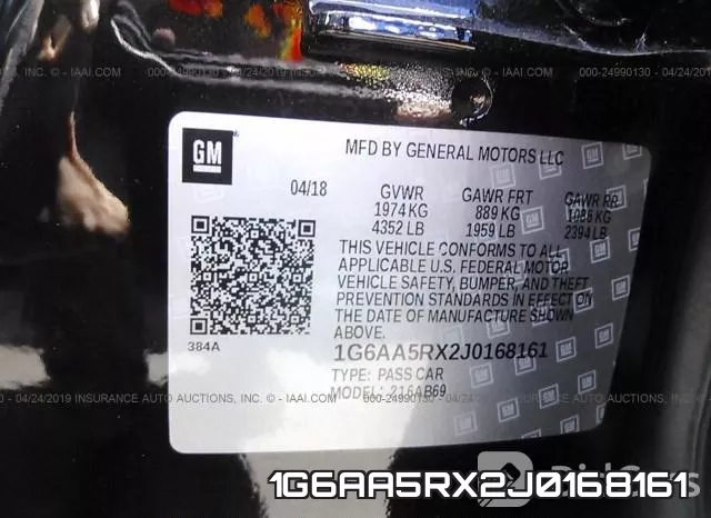 1G6AA5RX2J0168161 фото 10