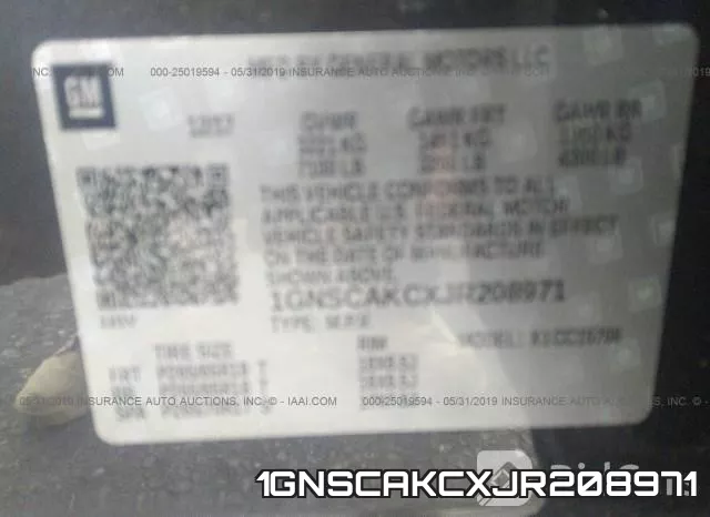 1GNSCAKCXJR208971 фото 10