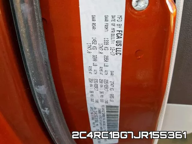 2C4RC1BG7JR155361 фото 2