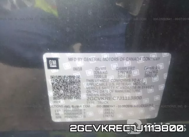 2GCVKREC7J1113800 фото 10