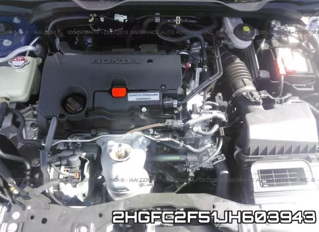 2HGFC2F51JH603943 фото 2