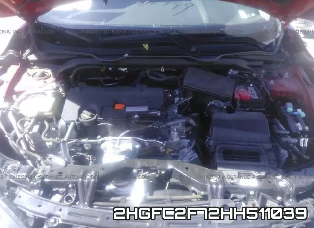 2HGFC2F72HH511039 фото 2
