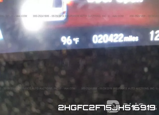 2HGFC2F75JH516919 фото 7