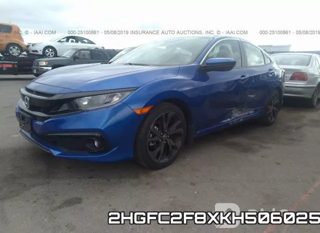 2HGFC2F8XKH506025 фото 3