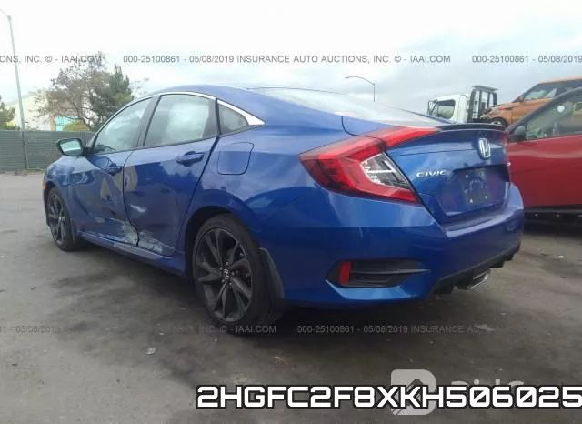 2HGFC2F8XKH506025 фото 4