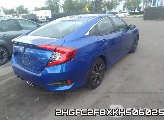 2HGFC2F8XKH506025 фото 5