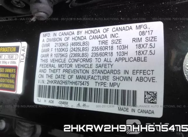 2HKRW2H97HH675475 фото 10