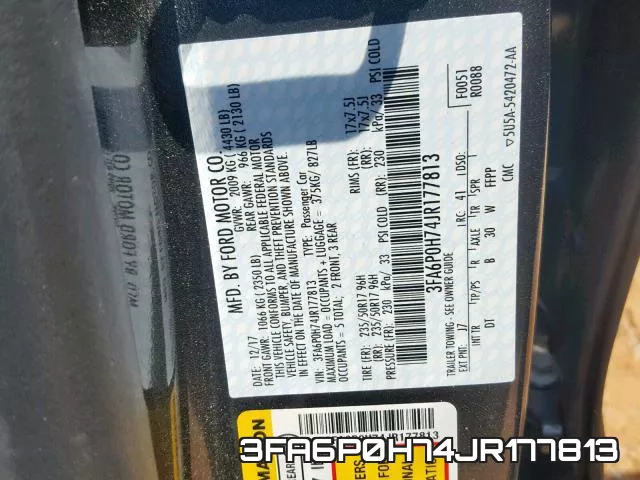 3FA6P0H74JR177813 фото 2