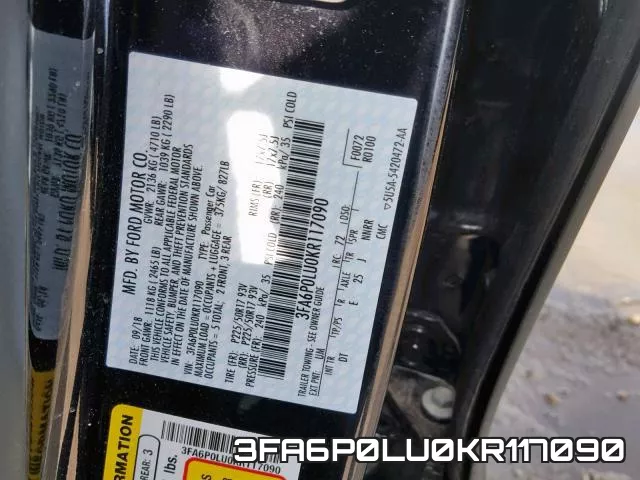 3FA6P0LU0KR117090 фото 2