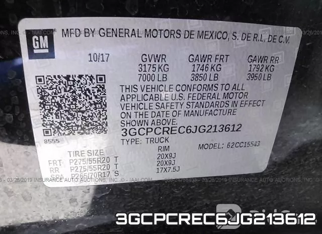 3GCPCREC6JG213612 фото 10