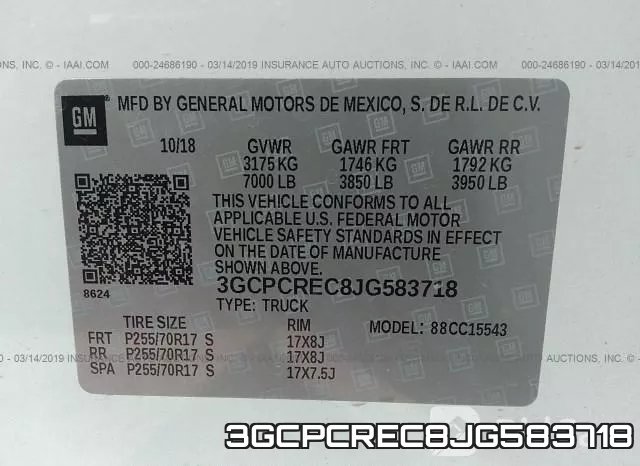 3GCPCREC8JG583718 фото 10