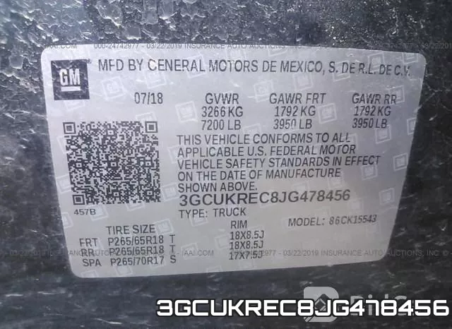 3GCUKREC8JG478456 фото 10