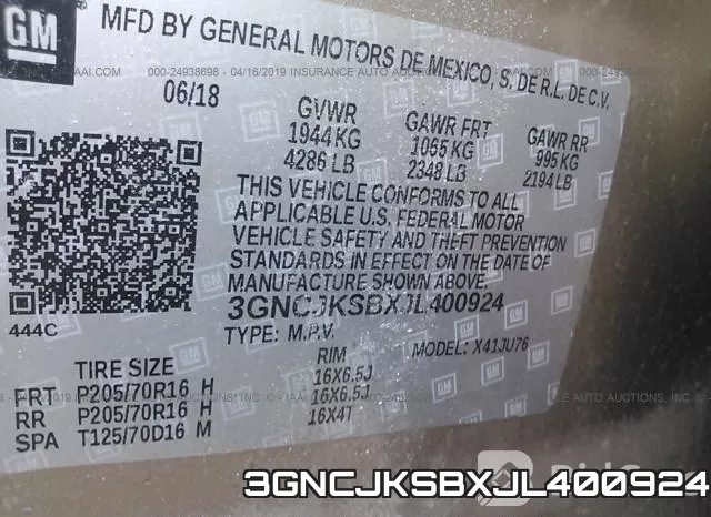 3GNCJKSBXJL400924 фото 10