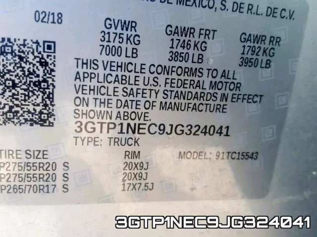 3GTP1NEC9JG324041 фото 2