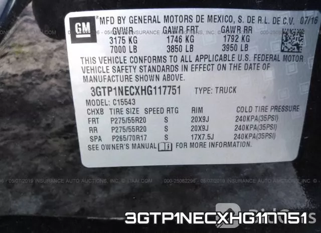 3GTP1NECXHG117751 фото 10