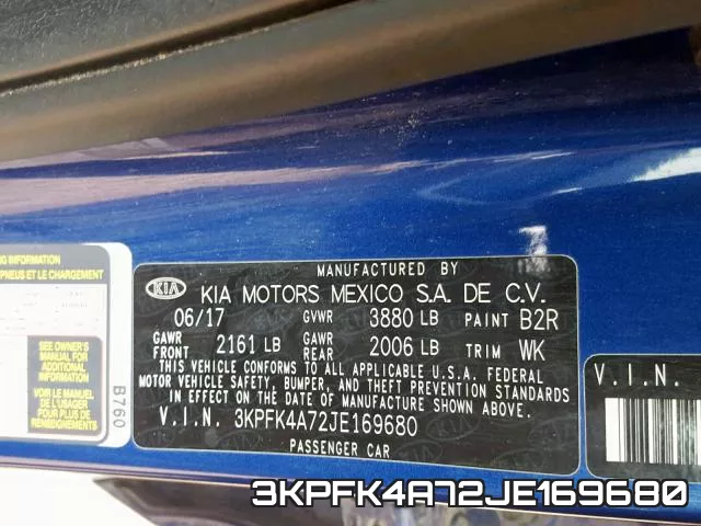 3KPFK4A72JE169680 фото 2