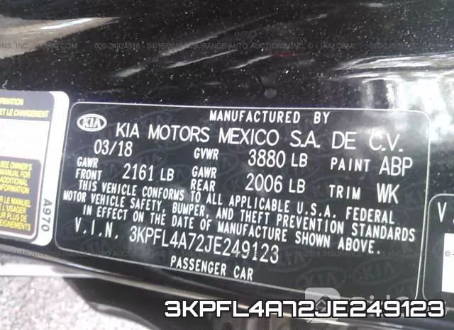 3KPFL4A72JE249123 фото 10