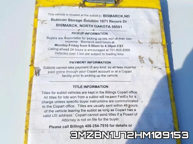 3MZBN1U72HM109153 фото 10